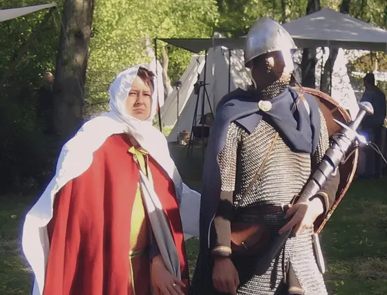 Verkleidungen auf dem Mittelaltermarkt